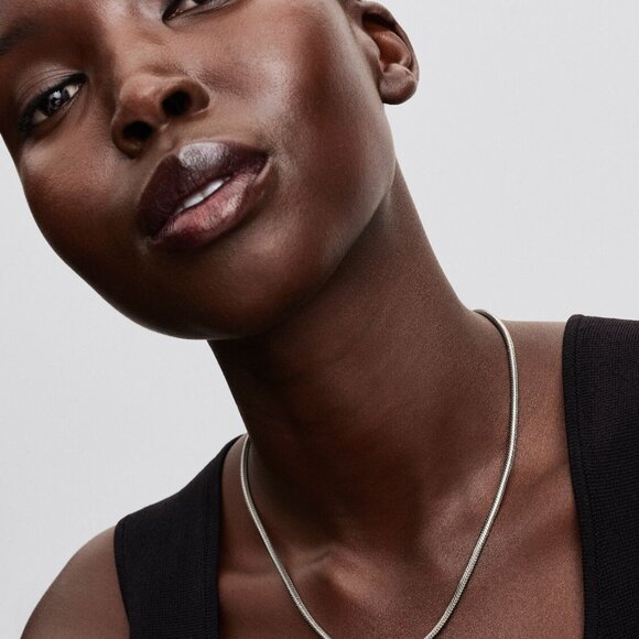 Pandora Engravable Blue Stone Heart Charm - Picture 6 of 6